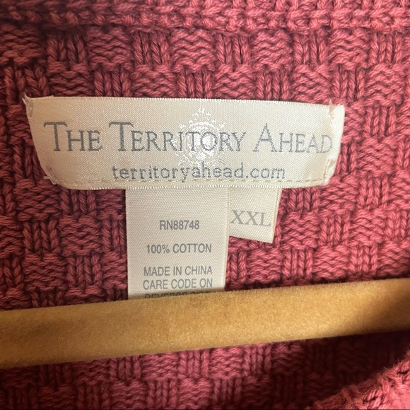 The Territory Ahead Auburn Waffle Knit Crewneck Size XXL - Picture 7 of 7